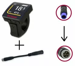 Brose Bediendisplay Ab 2020 Allround (im Bedienteil) Mit Higo-Stecker Und Adapter Für Gen.2