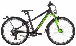 Bulls Tokee Street-24 2022 7-Gang Kettenschaltung -Fahrradzubehör Verkäufe Bulls Tokee Street 24 Zoll 7 Gang Kettenschaltung Jungen black matt green schwarz gruen 633 17732