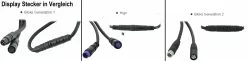 Brose Displaykabel Ab 2019 (mit Externer Wake-Leitung) Bloks Gen.1 M. Connect-C Anschl. Länge:1390mm -Fahrradzubehör Verkäufe Display Stecker im Vergleich 2