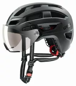 Uvex Finale-Visor 52-57cm / 56-61cm -Fahrradzubehör Verkäufe Helm Uvex Finale Visor black matt 56 61cm 4043197296210 S4107530317