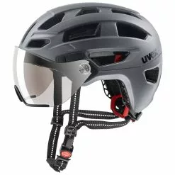 Uvex Finale-Visor 52-57cm / 56-61cm -Fahrradzubehör Verkäufe Helm Uvex Finale Visor stato steel 52 57cm S4107530515 4043197310428