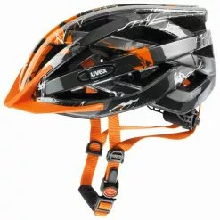 Uvex I-VO-C 52-57cm / 56-60cm -Fahrradzubehör Verkäufe Helm Uvex I VO 3D dark silver orange 52 57cm S4104170315 4043197255200