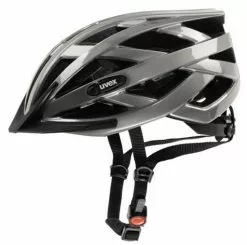 Uvex I-VO 52-57cm / 56-60cm -Fahrradzubehör Verkäufe Helm Uvex I VO dark silver 56 60cm S4104080217