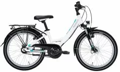 Pegasus Avanti 2022 7-Gang -Fahrradzubehör Verkäufe Pegasus Avanti 20 Zoll 7 Gang 2021 Wave white weiss petrol turquise tuerkis 636 66428