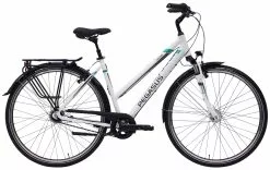 Pegasus Solero SL 2018 7-Gang -Fahrradzubehör Verkäufe Pegasus Solero SL 2018 7 Gang Damen Trapez weiss tuerkis 586 22145