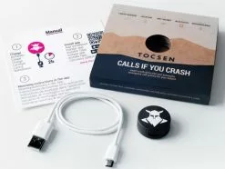 Uvex Tocsen Crashsensor Schwarz -Fahrradzubehör Verkäufe UVEX Tocsen Crashsensor black schwarz S4191010100 4043197333113b